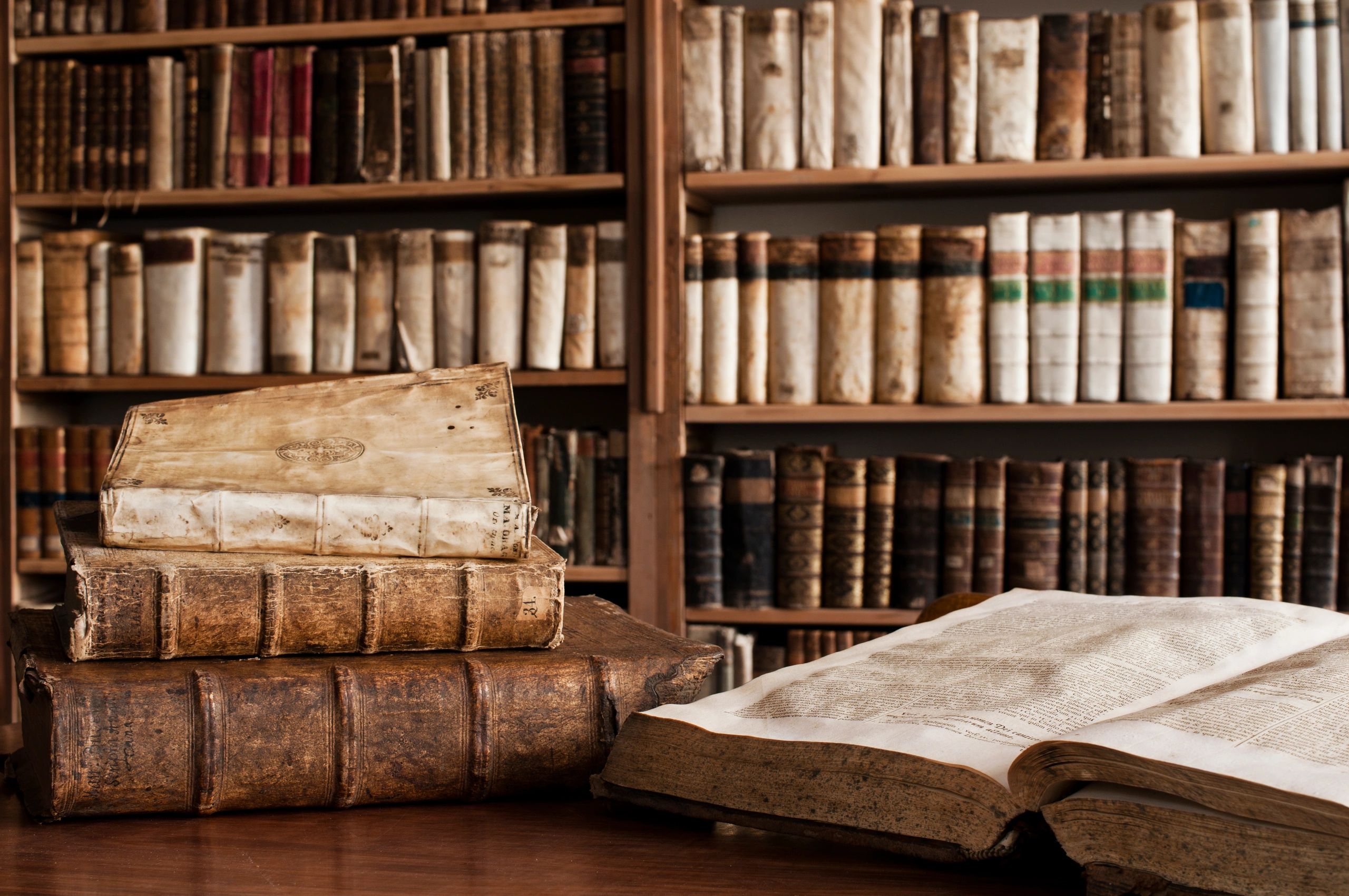 Historic publications display