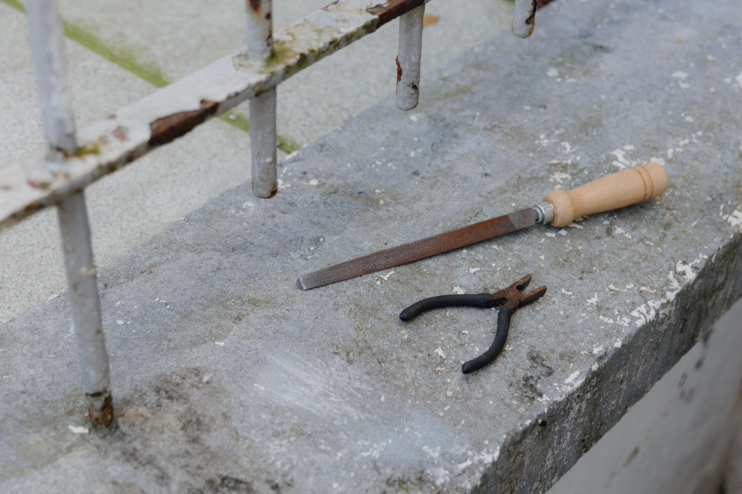 Antique hand tools representing material culture collections