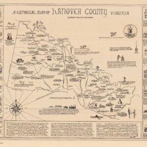 Hanover County Map by Robert B. Lancaster